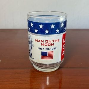 Man On The Moon Glass